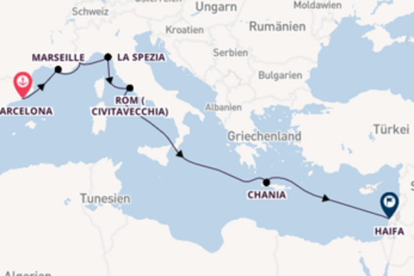 9 Tage Mittelmeer Reise