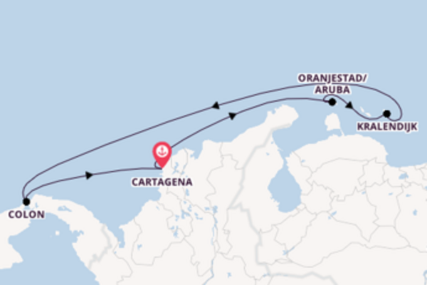 Beeindruckende Kreuzfahrt über Kralendijk nach Cartagena