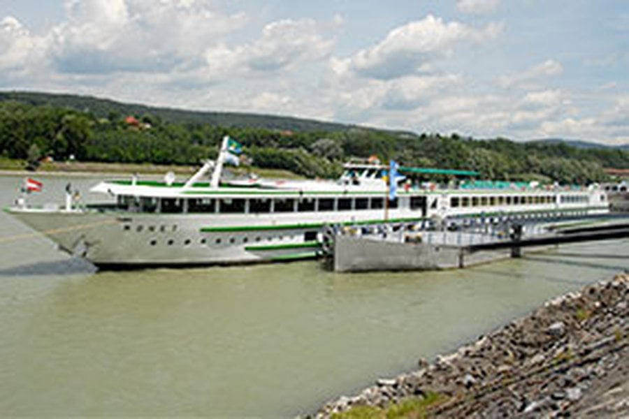 Rhein ab Strassburg, Frankreich auf der MS Claude Monet