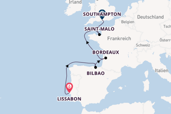 Beeindruckende Reise über Saint-Malo in 10 Tagen