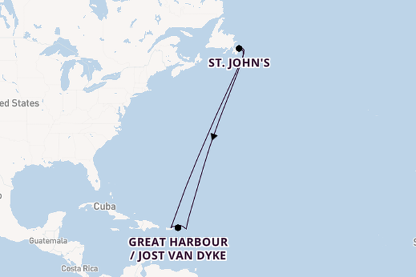 Eastern Caribbean from San Juan, Puerto Rico with the Ilma