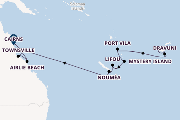 Cruise with the Norwegian Sun to Cairns from Lautoka