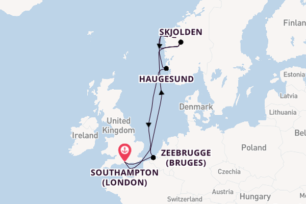 Norway from Southampton, England with the Independence of the Seas