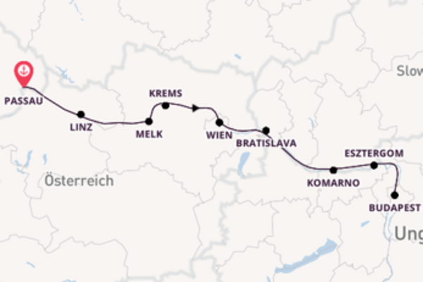 In 11 Tagen nach Passau über Krems