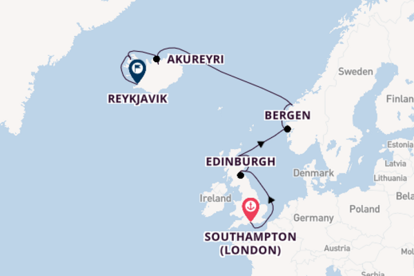 United Kingdom From Southampton with the Norwegian Star