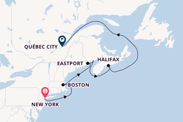 Nautical Northeast - New York City to Quebec City