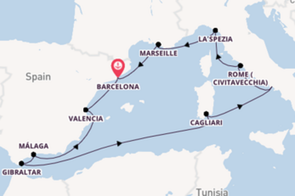 Expedition with Celebrity Cruises from Barcelona