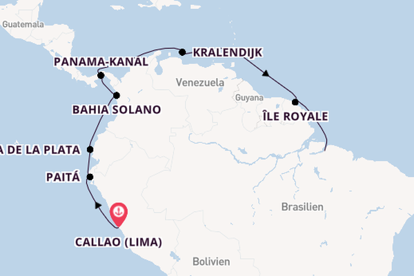 Südamerika ab Callao (Lima), Peru auf der HANSEATIC inspiration