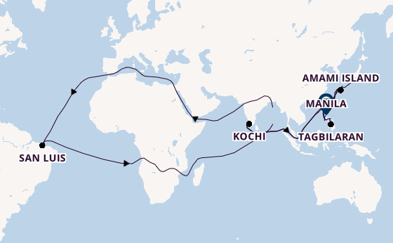 Transpacific from Osaka, Japan with the Silver Cloud