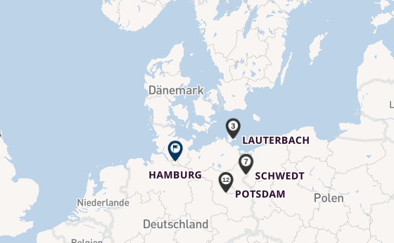 Elbe ab Stralsund, Deutschland auf der VIVA RUBY
