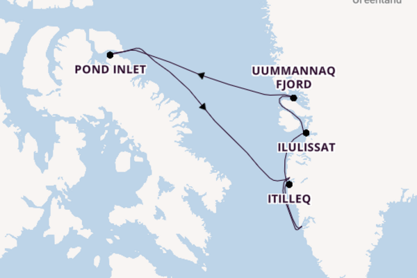 Arctic from Nuuk, Greenland with the Viking Octantis