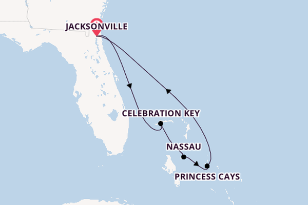 Caribbean from Jacksonville, Florida with the Carnival Elation