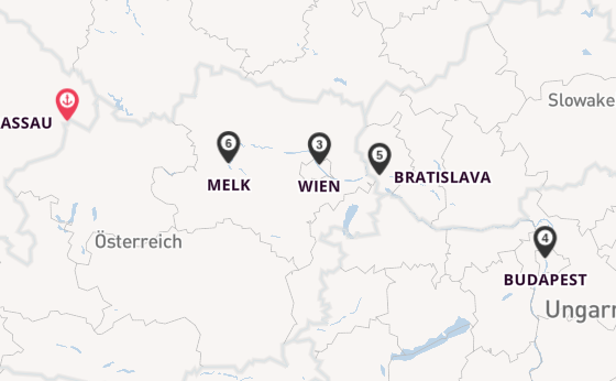 Donau ab Passau auf der nickoVISION