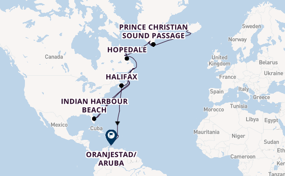 Transatlantic from Reykjavik, Iceland with the Seabourn Pursuit