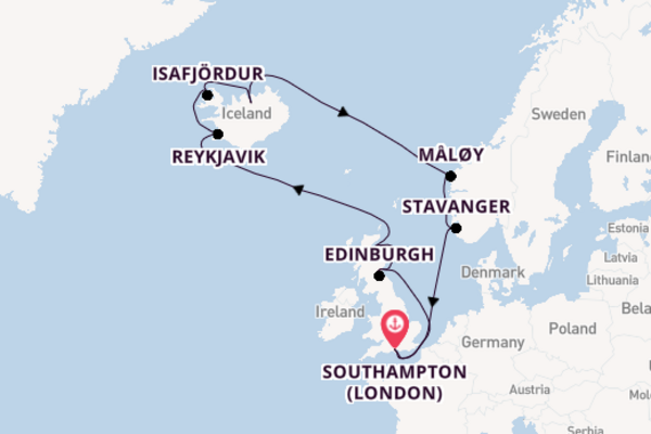 United Kingdom From Southampton with the Norwegian Star