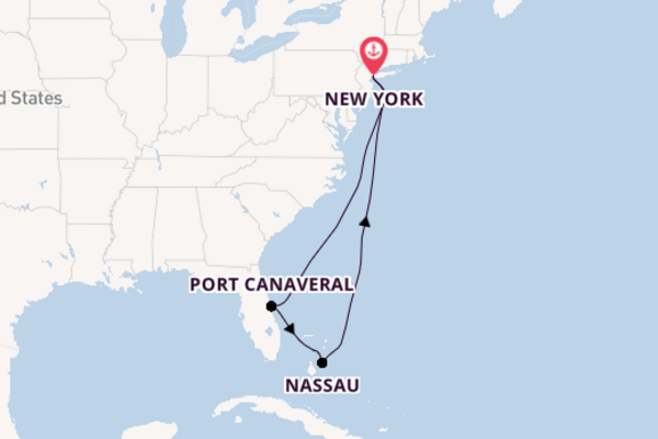 Cruise naar New York via Great Stirrup Cay