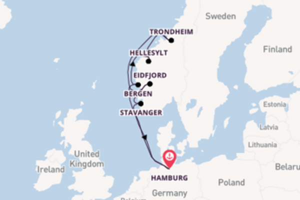 Cruise met AIDA Cruises naar Molde