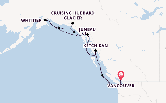 Alaska & West Canada from Vancouver, Canada with the Westerdam