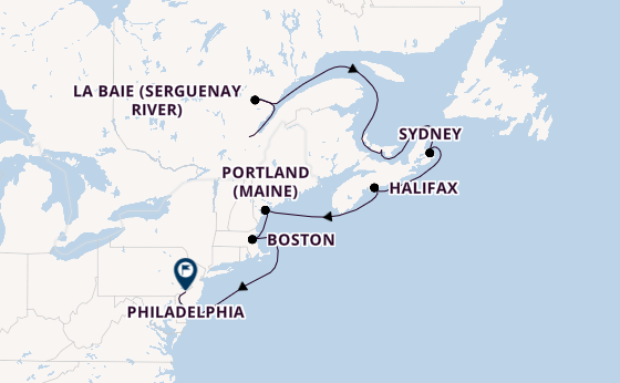 USA Ostküste ab Québec, Kanada auf der Norwegian Dawn