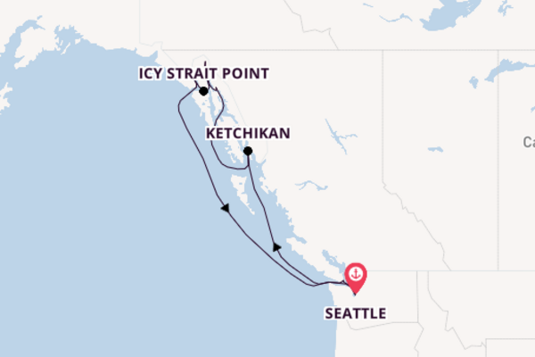 North America from Seattle with the Norwegian Joy