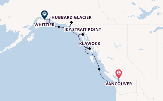 Alaska & West Canada from Vancouver, Canada with the Luminara