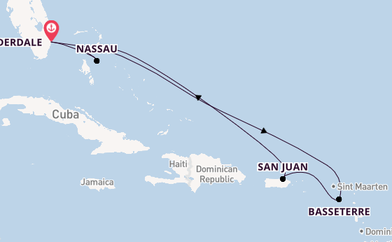 Caribbean vanaf Fort Lauderdale, Verenigde Staten met de Symphony of the Seas℠