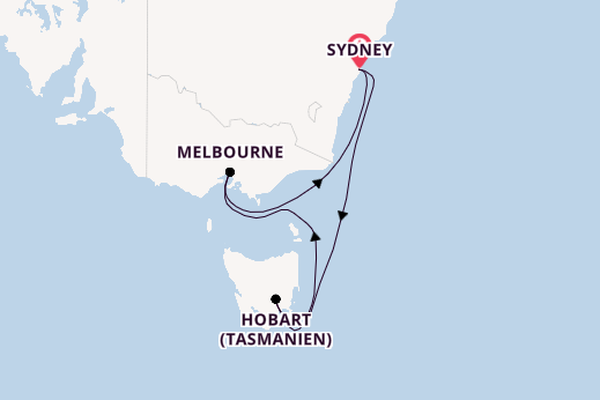 Australien ab Sydney auf der Celebrity Edge