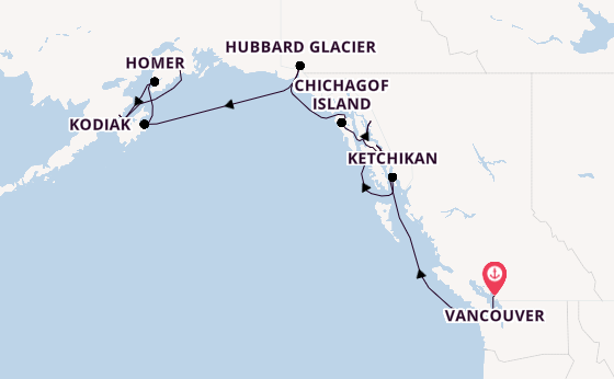 Alaska from Vancouver, British Columbia with the HANSEATIC spirit