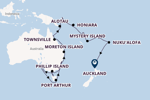 Australia and New Zealand from Sydney, Australia with the Westerdam