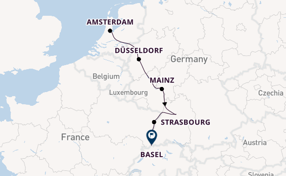 Rhine from Amsterdam, Netherlands with the AmaFiora