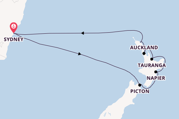 Australien und Neuseeland ab Sydney, Australien auf der Anthem of the Seas