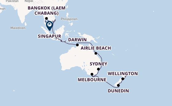 Australien und Neuseeland ab Auckland, Neuseeland auf der Riviera