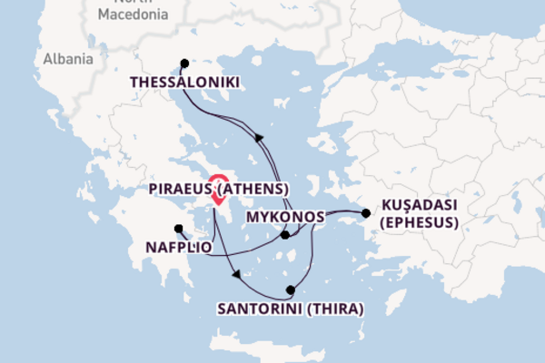 Mediterranean from Athens with the Celebrity Infinity