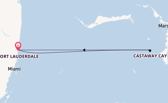 Caribbean vanaf Fort Lauderdale, Verenigde Staten met de Disney Dream