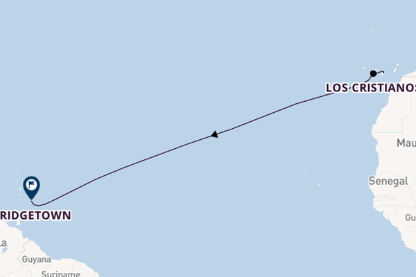 Canarische Eilanden vanaf Las Palmas, Gran Canaria, Spanje met de Star Clipper