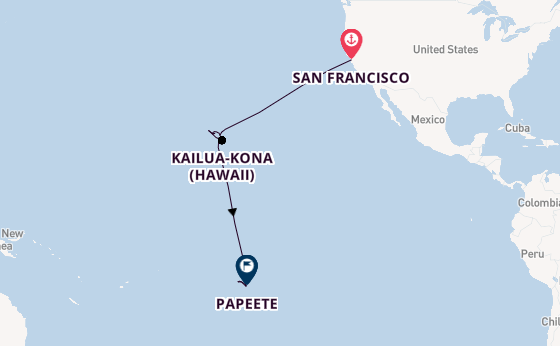Pacific Islands: San Francisco to Tahiti with Stays