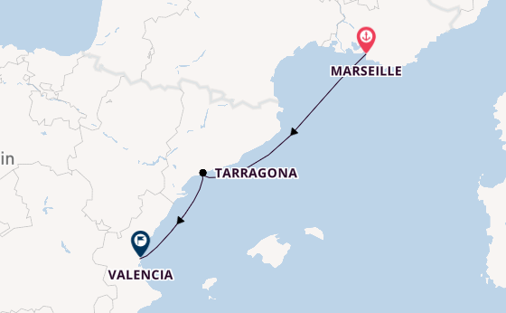 Western Mediterranean from Marseille, France with the MSC Orchestra 