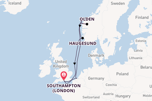 Norway from Southampton, England with the Liberty of the Seas