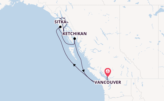 Alaska & West Canada from Vancouver, Canada with the Serenade of the Seas