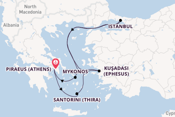 Greek Isles & Turkey Fly Cruise