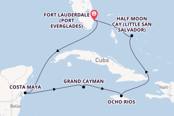 Expedition with Holland America Line  from Fort Lauderdale (Port Everglades)