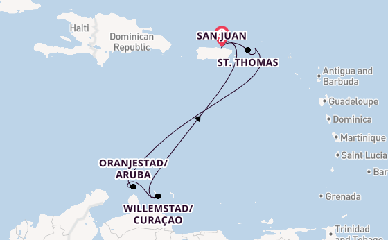 Caribbean from San Juan, Puerto Rico with the Norwegian Prima