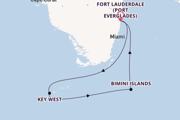 Caribbean from Fort Lauderdale (Port Everglades), Florida, USA with the Celebrity Summit