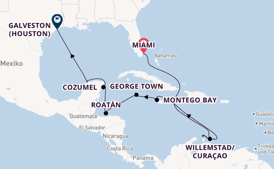 Karibik ab Miami auf der Seven Seas Splendor