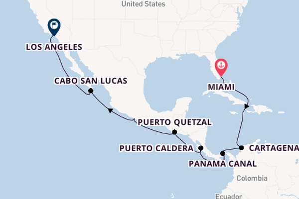 Central America from Miami, Florida, USA with the Norwegian Encore