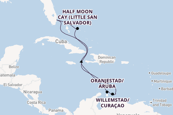 Caribbean from Fort Lauderdale (Port Everglades), Florida, USA with the Nieuw Amsterdam