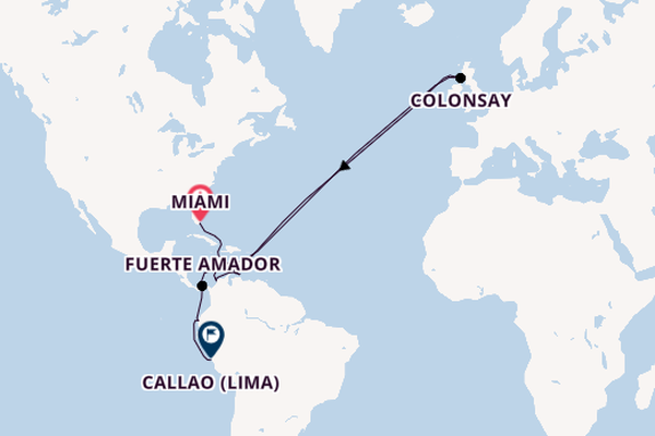 Luxury More Inclusive Miami to Peru Including Panama Canal Transit