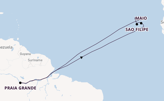 Portugal ab Mindelo, Kap Verde auf der Le Ponant