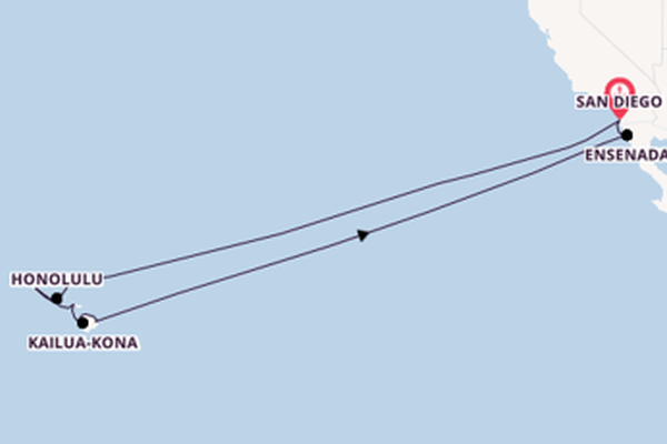 Cruise met Holland America Line naar Honolulu