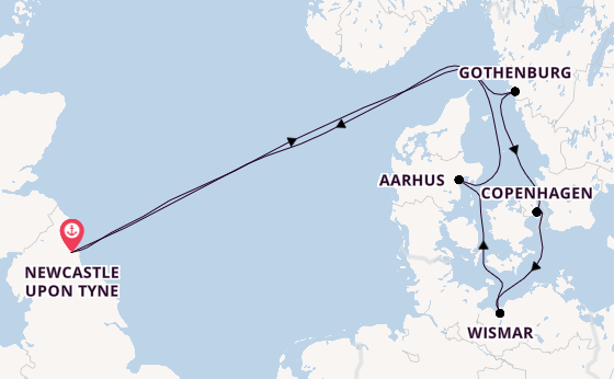 Cruise with Ambassador Cruise Line from Newcastle upon Tyne
